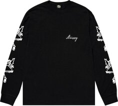 Лонгслив Stussy Paradise Lost Long-Sleeve Tee &apos;Black&apos;, черный