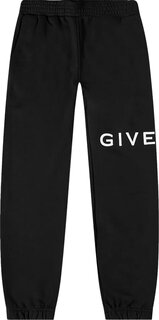 Спортивные брюки Givenchy Embroidered Logo Sweatpants &apos;Black&apos;, черный
