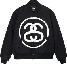 Куртка Stussy SS-Link Varsity Jacket &apos;Black&apos;, черный