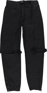 Брюки Off-White Diag Tab Cotton Cargo Pant &apos;Black&apos;, черный