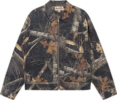Куртка Stussy Realtree Edge Zip Work Jacket &apos;Black&apos;, разноцветный