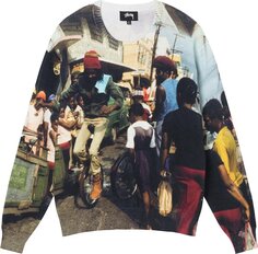 Свитер Stussy Peter Tosh Print Sweater &apos;Multicolor&apos;, разноцветный