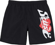 Шорты Stussy x Cactus Plant Flea Market Water Shorts &apos;Black&apos;, черный