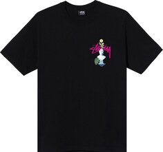 Футболка Stussy Psychedelic Tee &apos;Black&apos;, черный