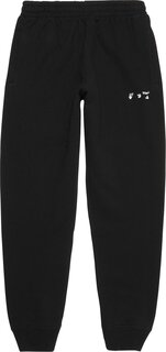Спортивные брюки Off-White OW Logo Slim Cuffed Sweatpant &apos;Black&apos;, черный