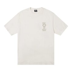 Футболка Stussy x Our Legacy Work Shop Surf Skull Pigment Dyed Tee &apos;Natural&apos;, белый