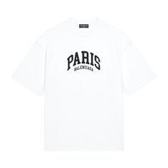 Футболка Balenciaga Cities Paris T-Shirt Medium Fit &apos;White&apos;, белый