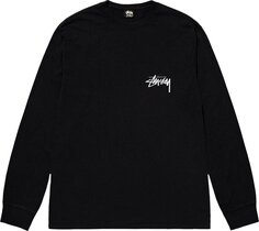 Лонгслив Stussy 8 Ball Fade Long-Sleeve Tee &apos;Black&apos;, черный