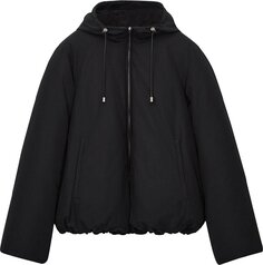 Куртка Loewe Padded Hooded Bomber Jacket &apos;Black&apos;, черный