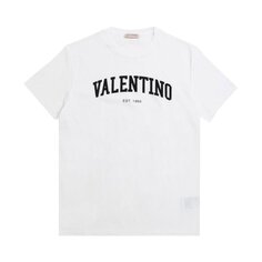 Футболка Valentino Logo Detail T-Shirt &apos;White&apos;, белый