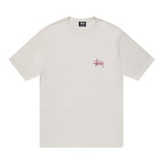 Футболка Stussy Solo S Pigment Dyed Tee &apos;Natural&apos;, белый