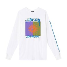 Лонгслив Stussy Love &amp; Peace Long-Sleeve Tee &apos;White&apos;, белый