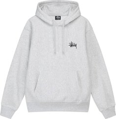 Худи Stussy Basic Hoodie &apos;Ash Heather&apos;, серый