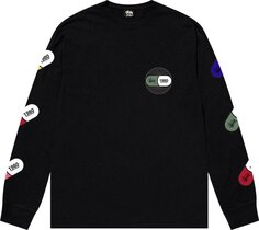 Лонгслив Stussy Capsule Long-Sleeve Tee &apos;Black&apos;, черный