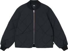 Куртка Stussy Dice Quilted Liner Jacket &apos;Black&apos;, черный