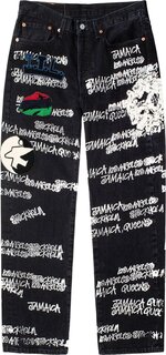 Джинсы Stussy x Denim Tears x Our Legacy TTL 501 Jean &apos;Black&apos;, черный