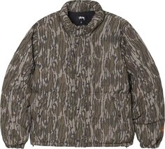 Пуховик Stussy Mossy Oak Down Puffer &apos;Camo&apos;, разноцветный