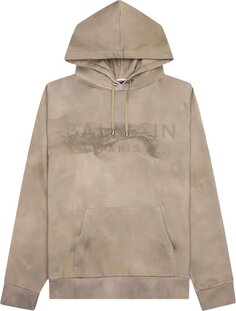 Худи Balmain Logo Printed Hoodie Molt/Sand, разноцветный