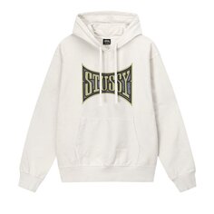 Худи Stussy Champion Pigment Dyed Hoodie Natural, белый