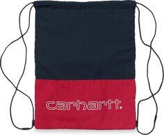 Сумка Carhartt WIP Terrace Drawstring Bag Cardinal/Dark Navy/White, разноцветный