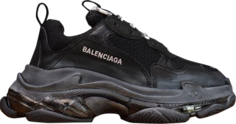 Кроссовки Balenciaga Triple S Sneaker Clear Sole Black, черный