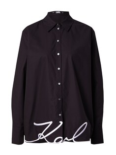 Блузка Karl Lagerfeld, черный