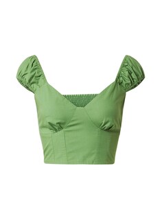 Блузка Abercrombie &amp; Fitch, светло-зеленый