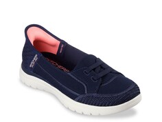 Кроссовки-слипоны On The Go Flex Slip-In Top Notch - женские Skechers, темно-синий