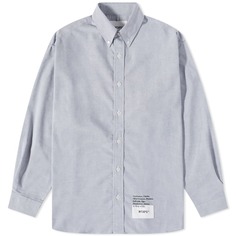 Оксфордская рубашка на пуговицах WTAPS 05, черный (W)Taps