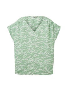 Блузка Tom Tailor, светло-зеленый