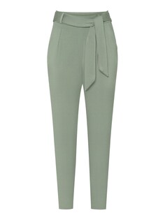 Зауженные брюки со складками спереди Les Lunes Jade, пастельно-зеленый