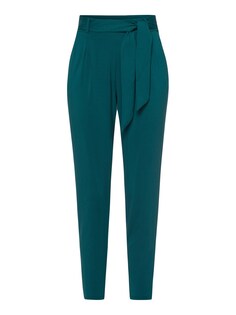 Зауженные брюки со складками спереди Les Lunes Jade, синий