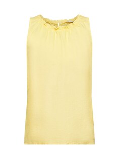 Блузка Esprit, светло-желтого