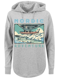 Толстовка F4Nt4Stic Nordic Adventures, пестрый серый