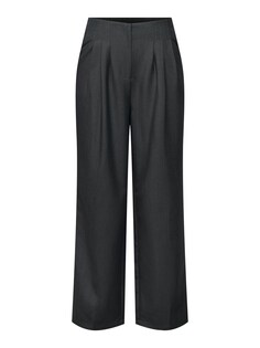 Широкие брюки со складками спереди JDY CHERRY, темно-серый