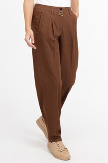 Свободные брюки со складками спереди Recover Pants, коричневый