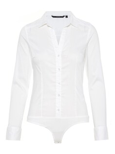 Блуза боди Vero Moda LADY, натуральный белый