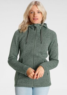 Спортивная флисовая куртка Polarino, пестрый зеленый