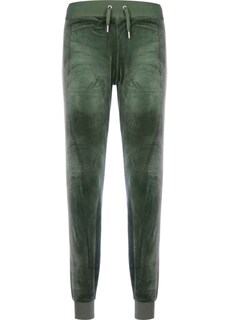 Зауженные тренировочные брюки Juicy Couture Zuma, темно-зеленый