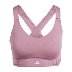 Спортивный бюстгальтер без косточек Adidas Collective Power Fastimpact Luxe, розовый