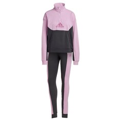 Спортивный костюм Adidas And, серый/розовый