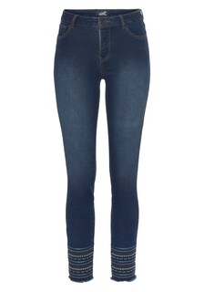 Узкие джинсы Arizona, синий/темно-синий