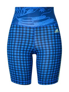 Узкие тренировочные брюки Adidas Farm Rio Bike, синий/темно-синий