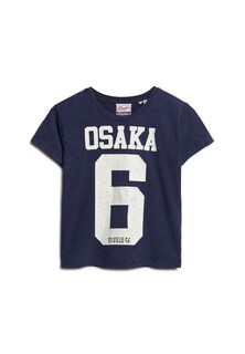 Рубашка Superdry Osaka 6, морской синий