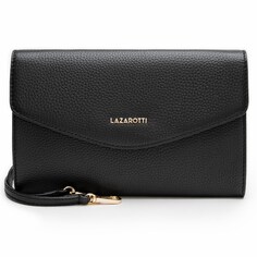 Клатч Lazarotti Bologna Leather, черный