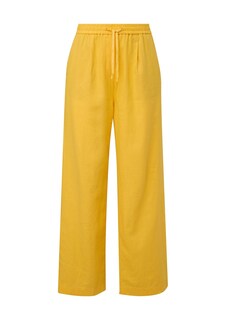 Широкие брюки Comma Casual Identity, желтый