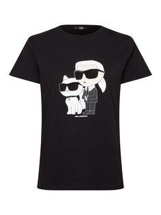 Рубашка Karl Lagerfeld Ikonik, черный