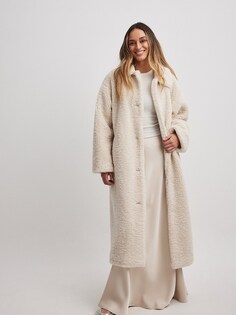 Зимнее пальто NA-KD, белый