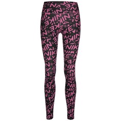 Узкие тренировочные брюки Nike, розовый/черный