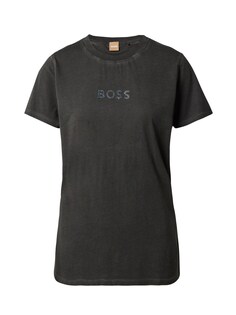 Рубашка BOSS, пестрый черный